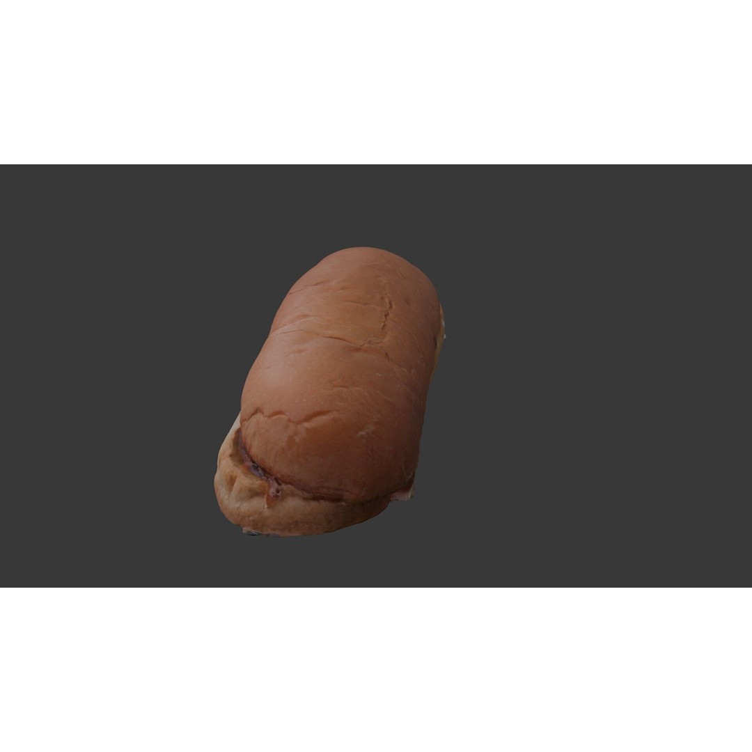 Realistic Sandwich 3D Model – Low Poly PBR Food Asset, FBX