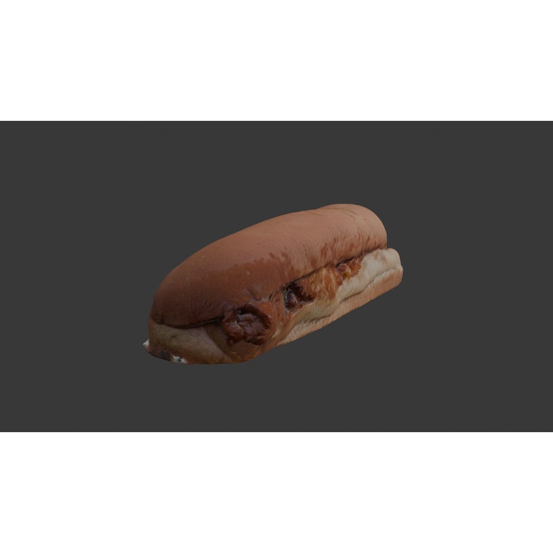 Realistic Sandwich 3D Model – Low Poly PBR Food Asset, FBX - View 5