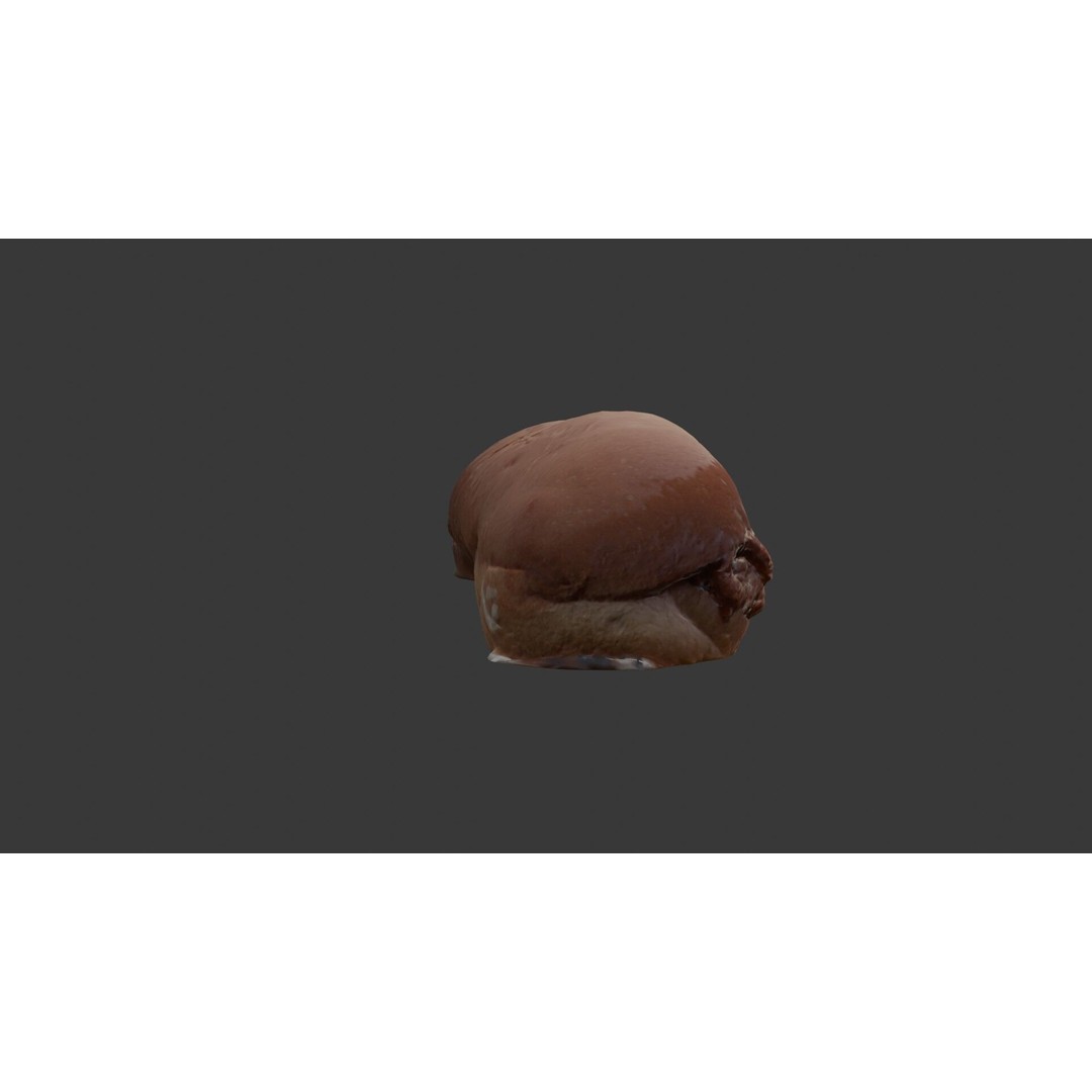 Realistic Sandwich 3D Model – Low Poly PBR Food Asset, FBX - View 6