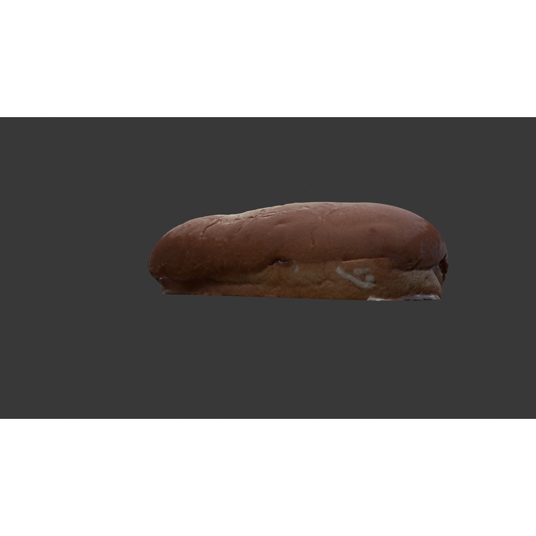 Realistic Sandwich 3D Model – Low Poly PBR Food Asset, FBX - View 7