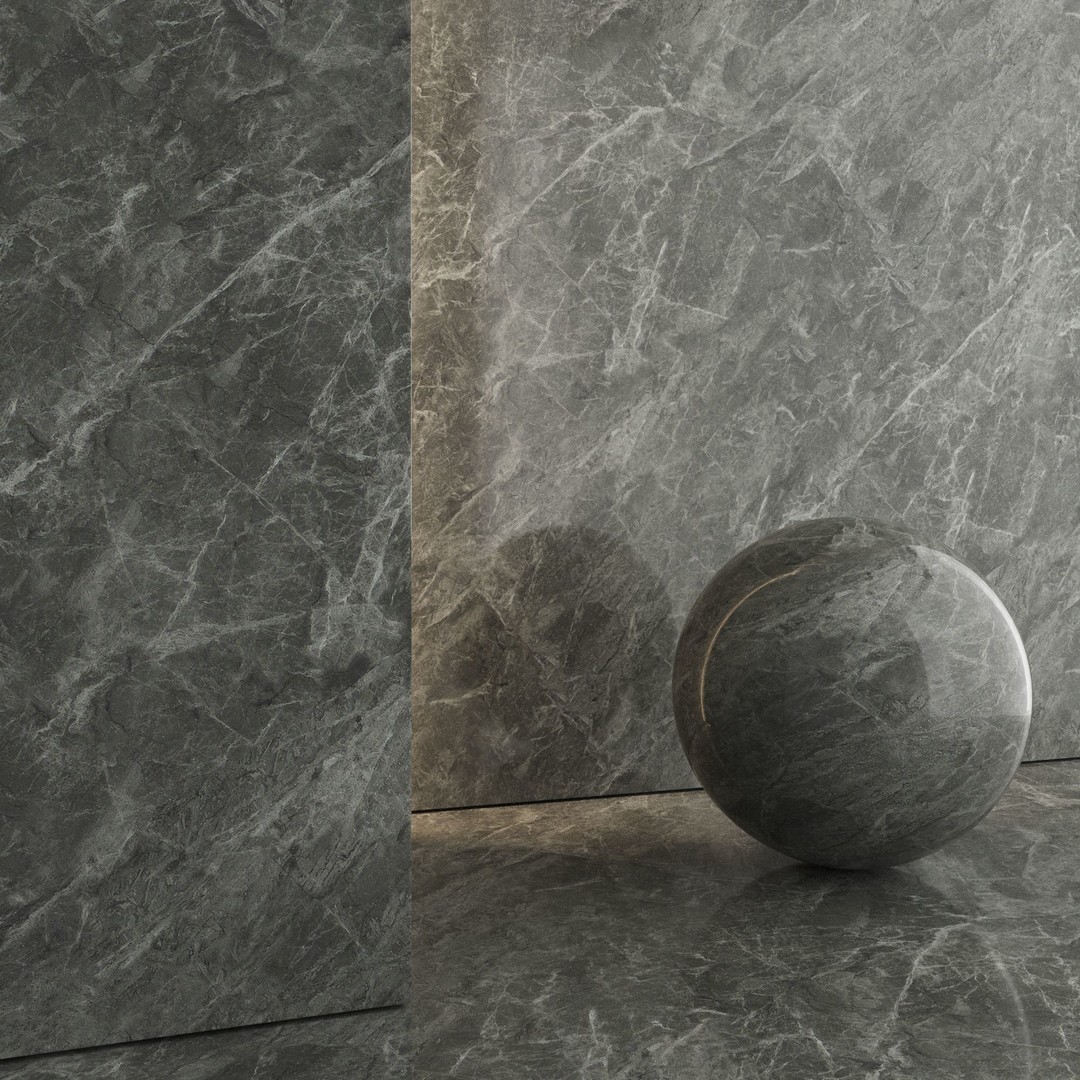Marble Porcelain Tiles 3D Model – PBR Textures, Multiple Sizes, FBX & OBJ - View 5