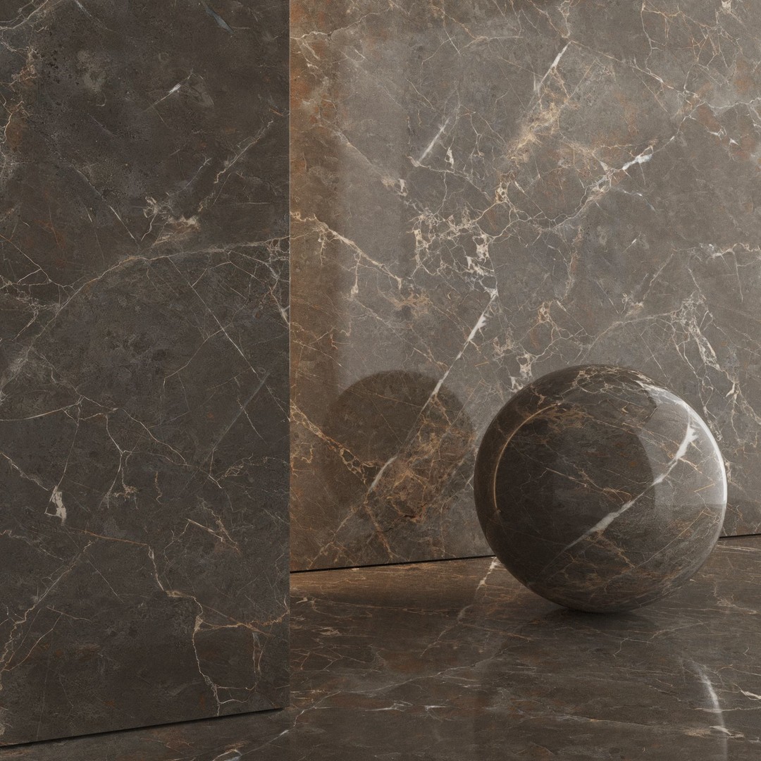 Marble Porcelain Tiles 3D Model – PBR Textures, Multiple Sizes, FBX & OBJ - View 6