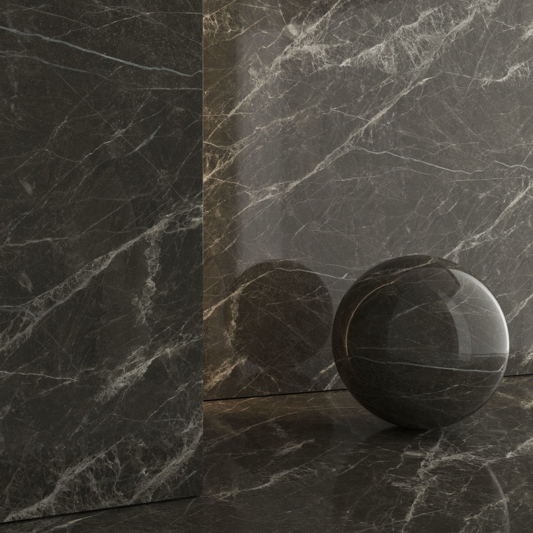 Marble Porcelain Tiles 3D Model – PBR Textures, Multiple Sizes, FBX & OBJ - View 7