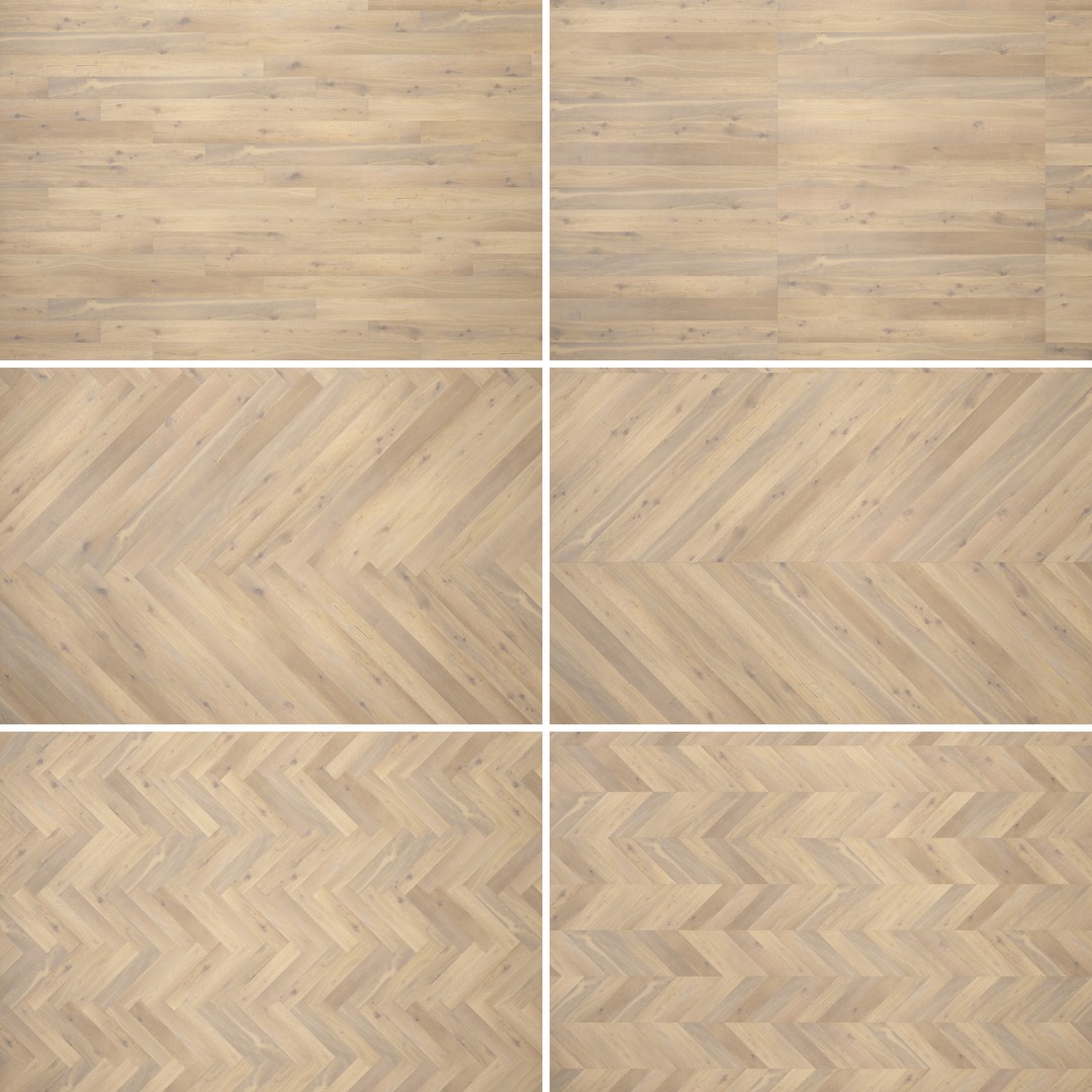 Wood Floor 3D Model – PBR Textures, Multiple Styles, FBX/OBJ - View 3