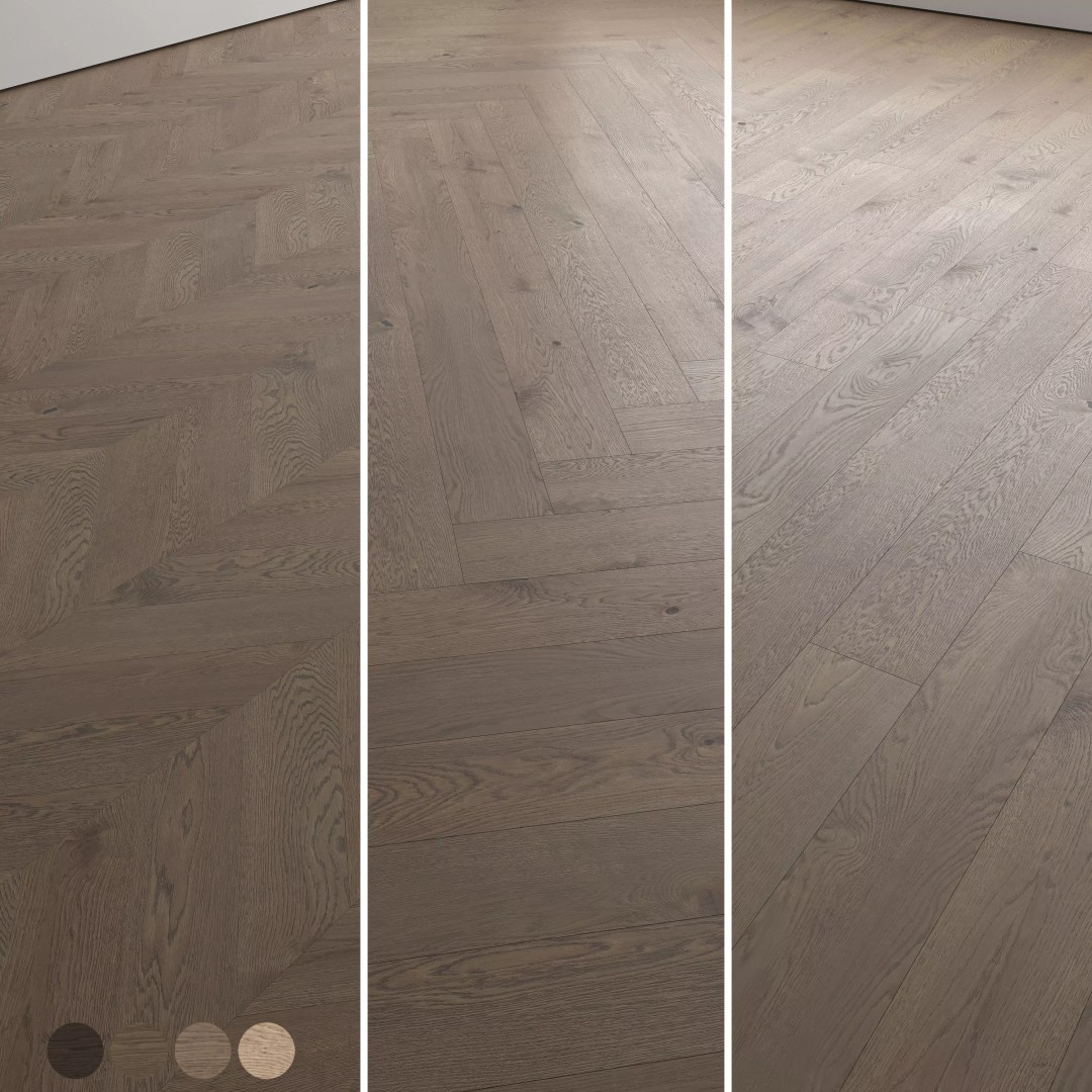Wood Floor 3D Model – PBR Textures, Multiple Styles, FBX/OBJ - View 2