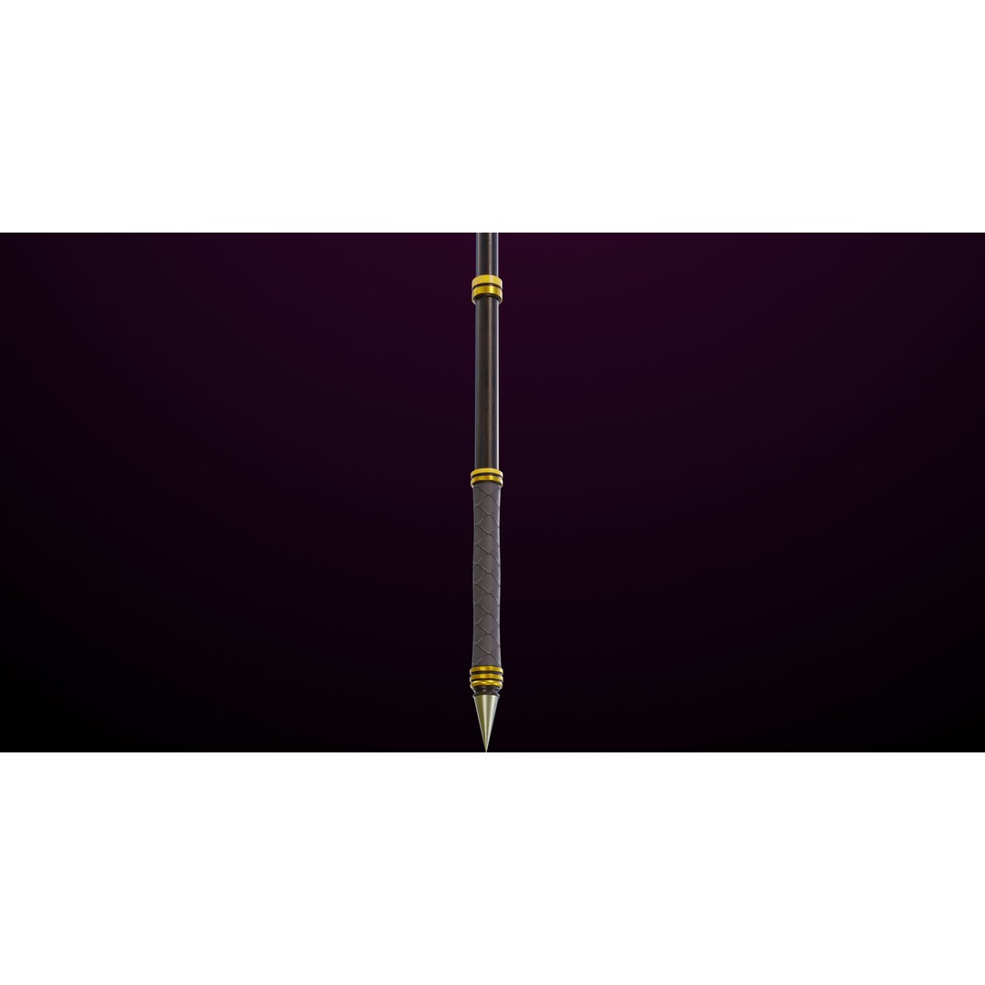 Battle Hammer 3D Model – Low Poly PBR Game Asset, FBX, Unity & UE4 - View 18