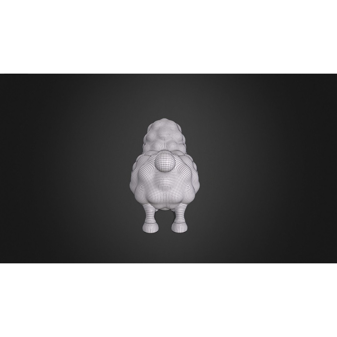 Sheep 3D Model – Rigged Cartoon Animal for Games, FBX - View 12