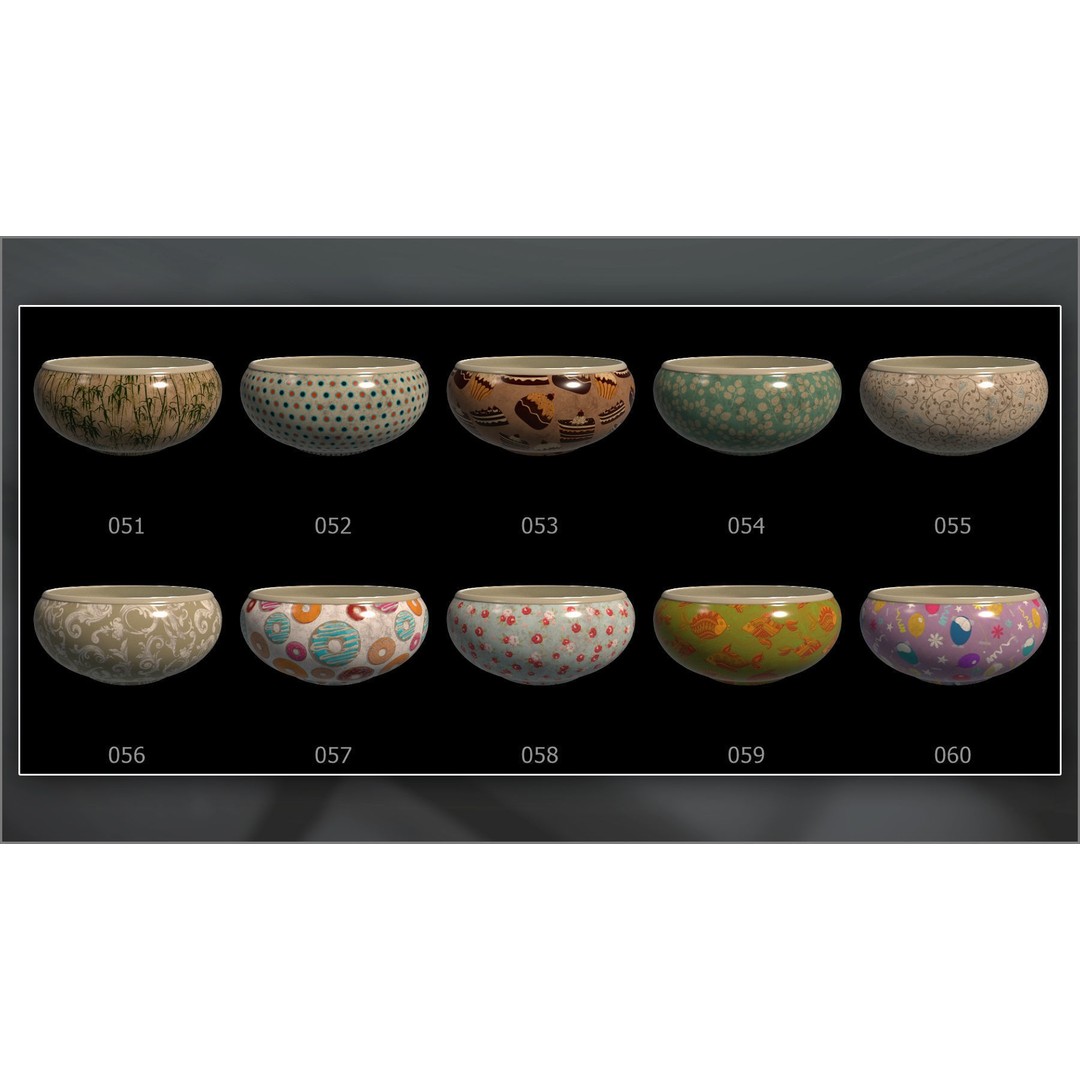 Porcelain and Ceramic Smart Materials 3D Model – 100 Textures for Substance Painter - View 11