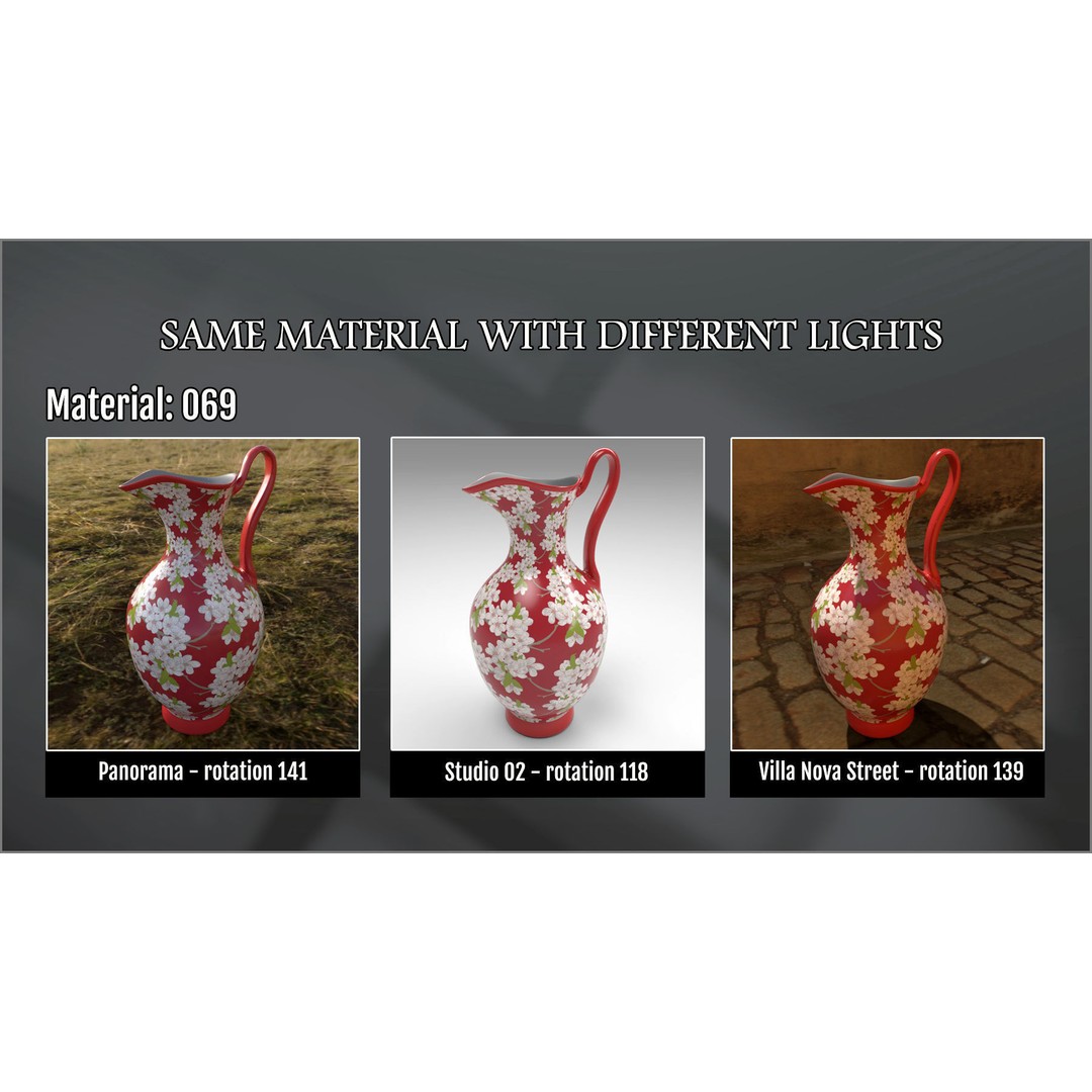 Porcelain and Ceramic Smart Materials 3D Model – 100 Textures for Substance Painter - View 4