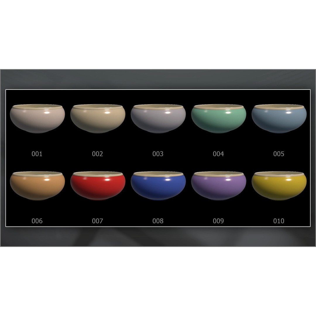 Porcelain and Ceramic Smart Materials 3D Model – 100 Textures for Substance Painter - View 6
