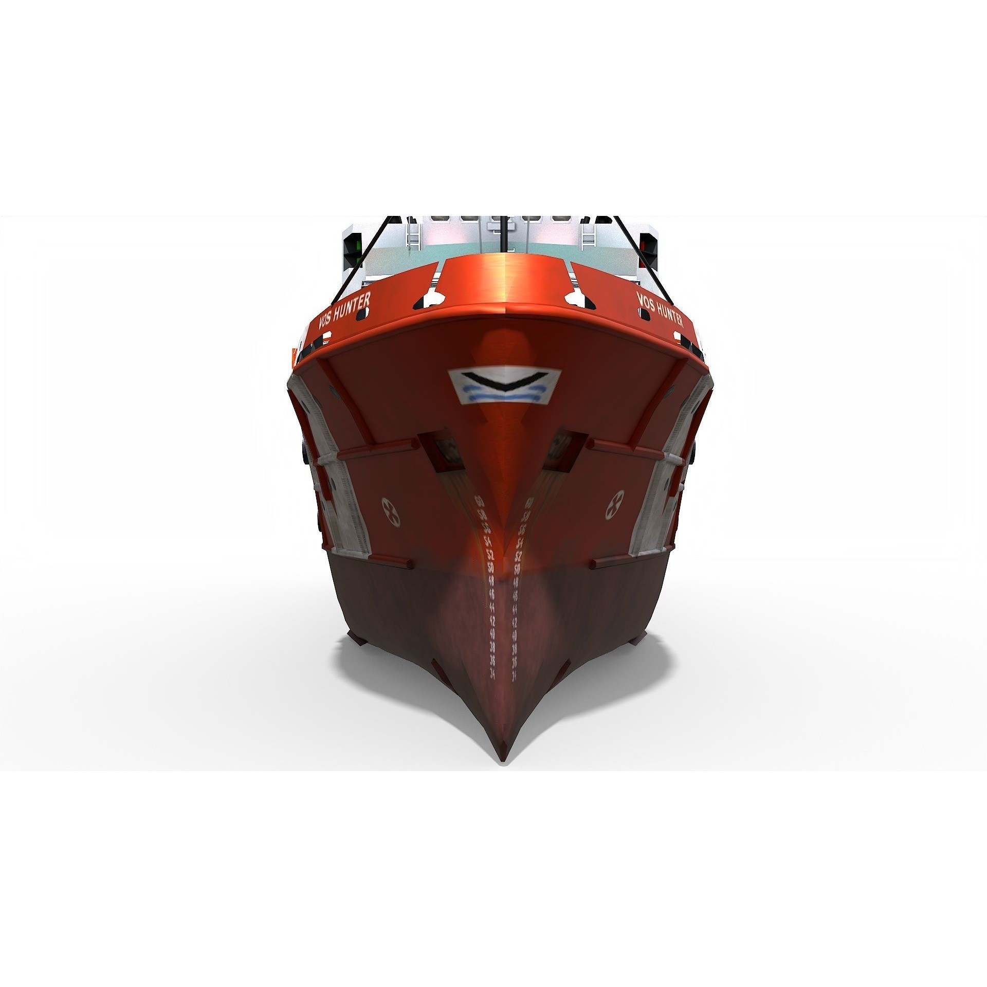 AHTS VOS Hunter - Low-Poly Game-Ready 3D Model - View 11