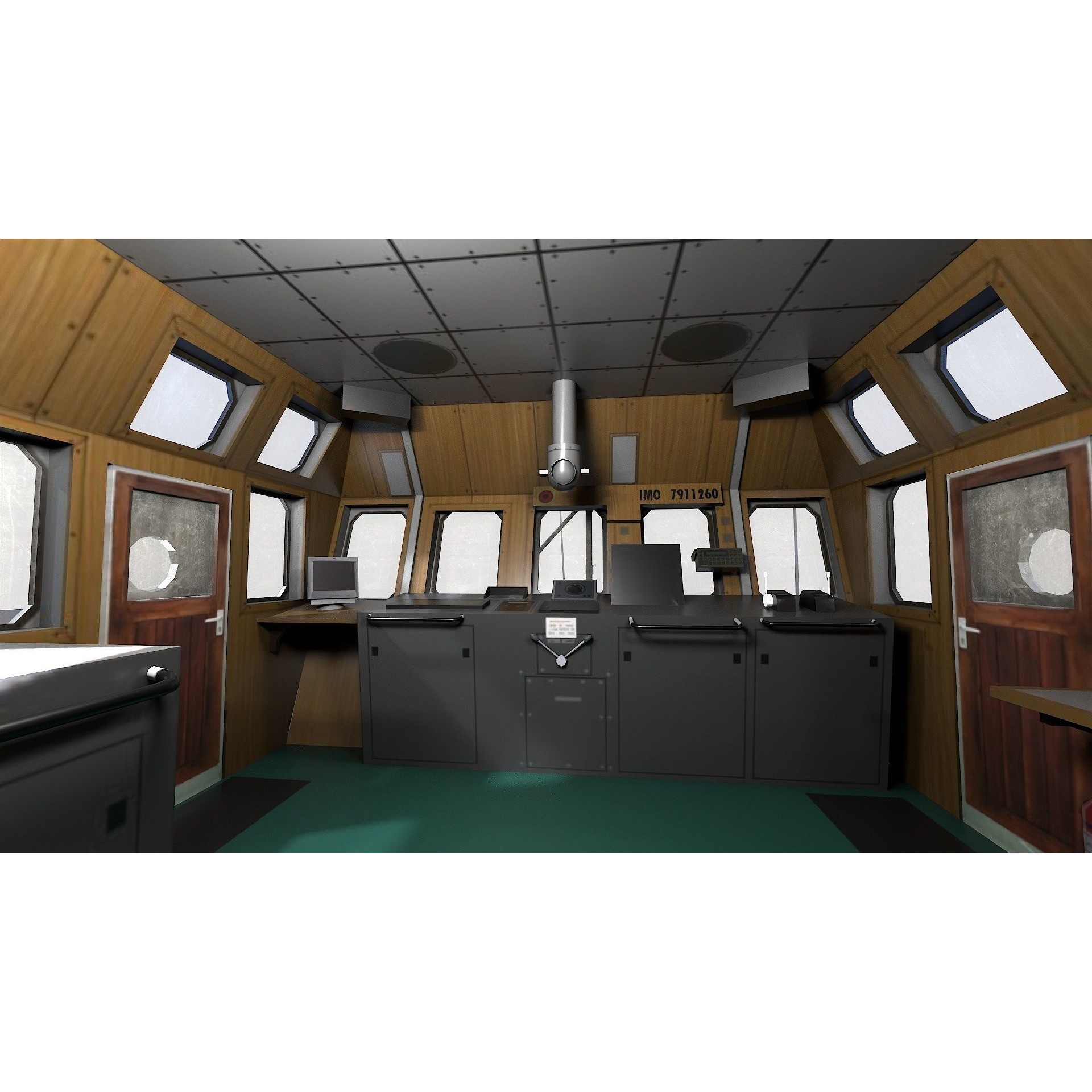 AHTS VOS Hunter - Low-Poly Game-Ready 3D Model - View 12