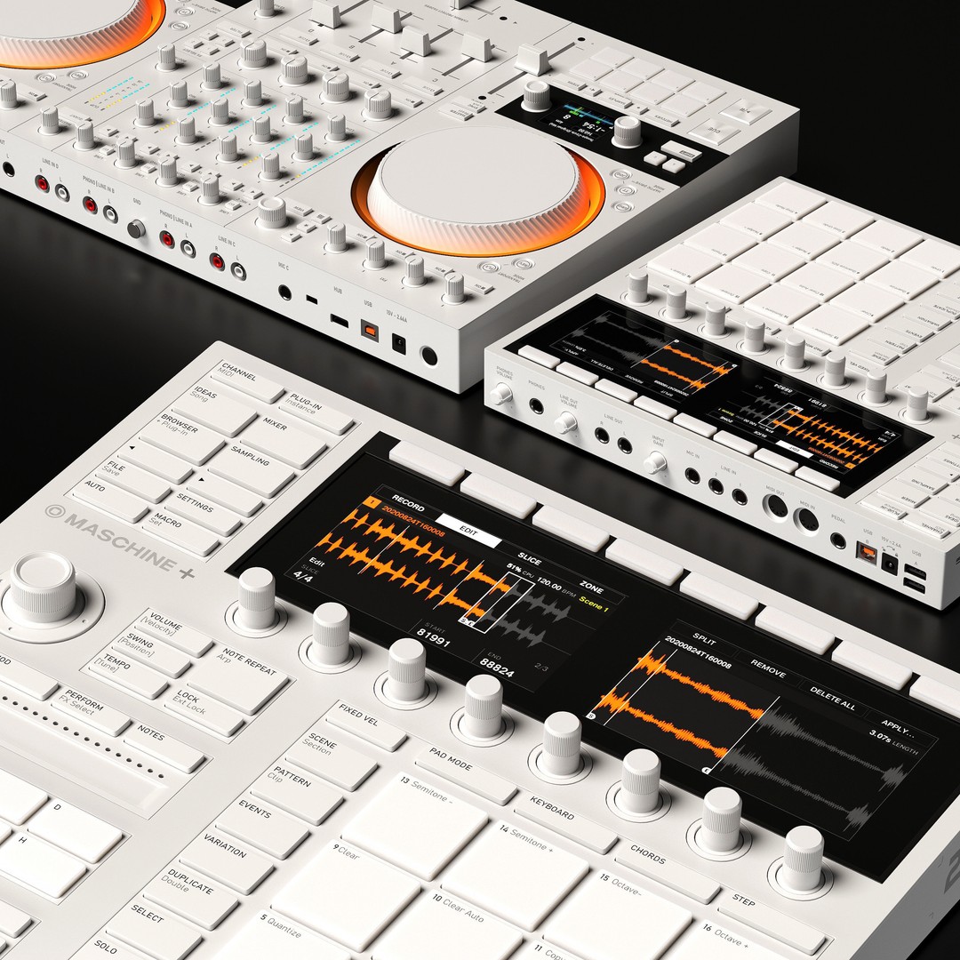 Native Instruments DJ Controllers 3D Model – High Poly Audio Equipment, FBX, OBJ - View 3