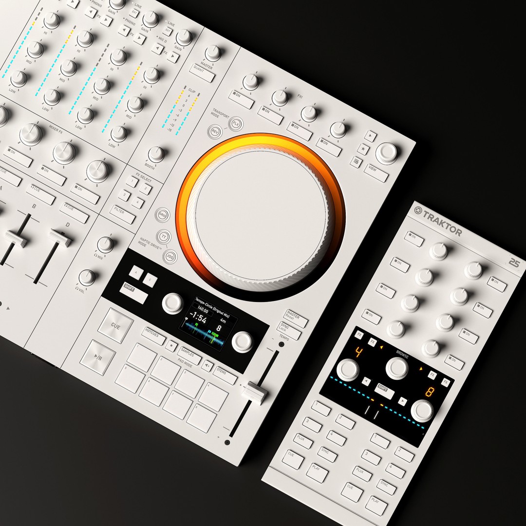 Native Instruments DJ Controllers 3D Model – High Poly Audio Equipment, FBX, OBJ - View 5