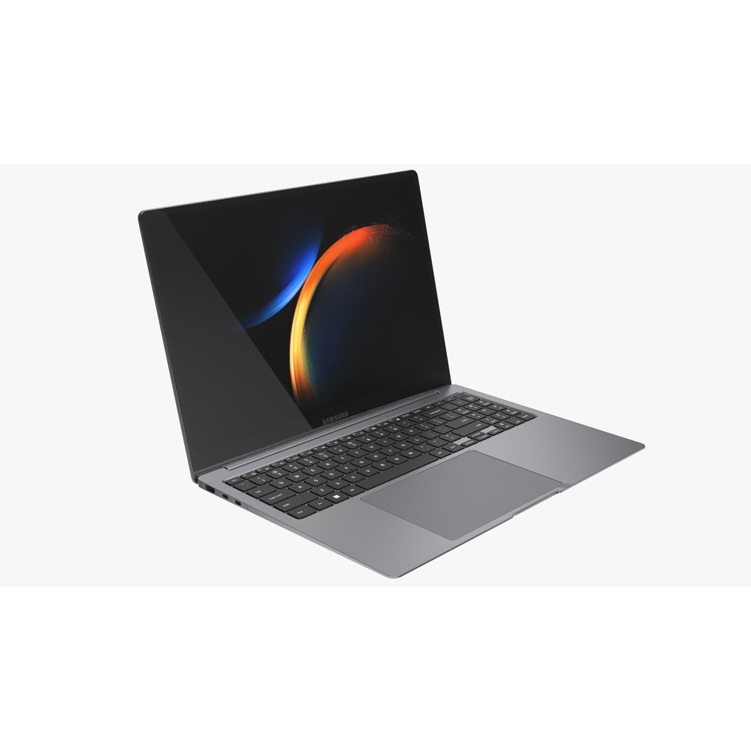 Samsung Galaxy Book 3 Pro 3D Model – High Poly Laptop Asset, PBR Textures, Blender, FBX - View 3