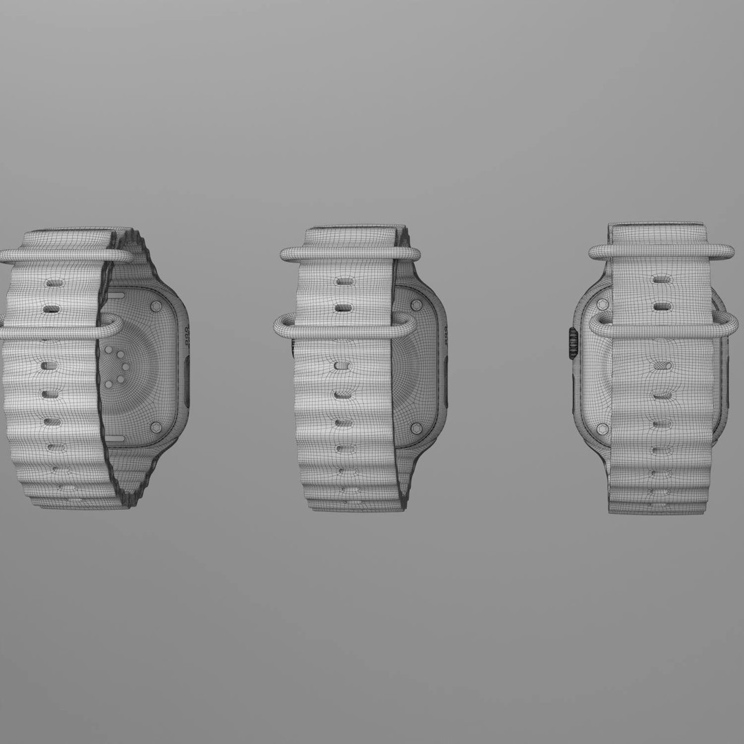 Smart Watch 3D Model – Realistic High-Quality Design, FBX, OBJ - View 11