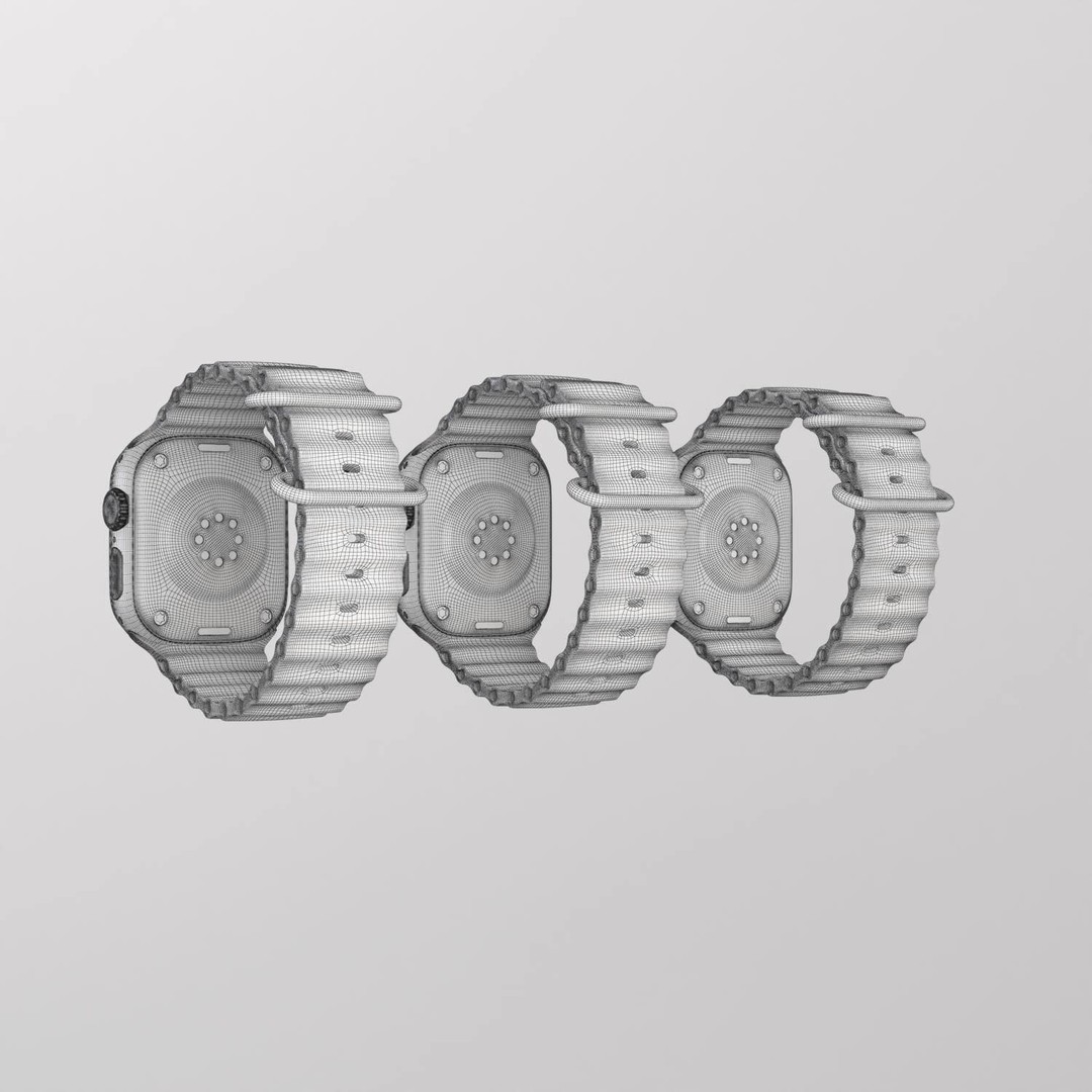 Smart Watch 3D Model – Realistic High-Quality Design, FBX, OBJ - View 14