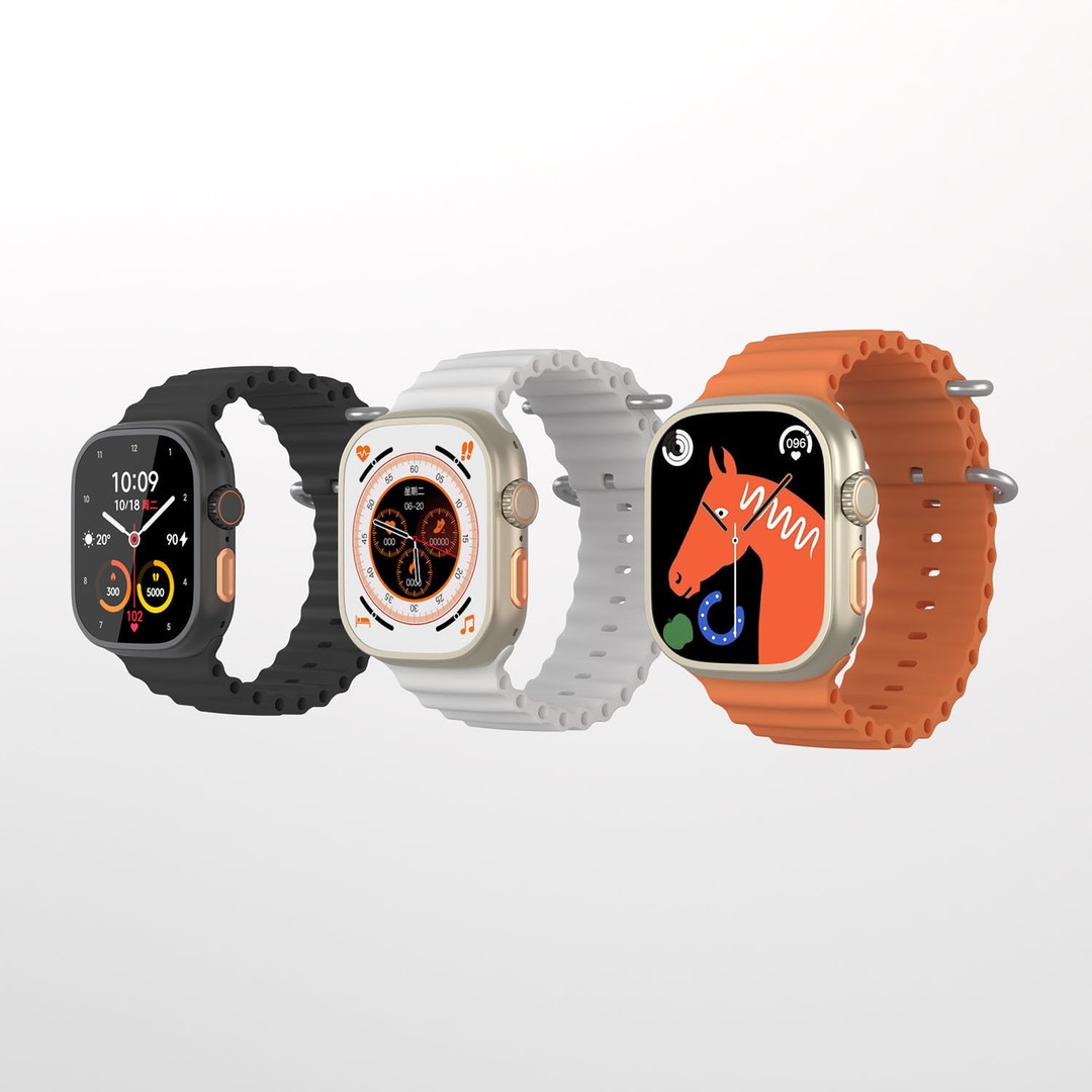 Smart Watch 3D Model – Realistic High-Quality Design, FBX, OBJ - View 3
