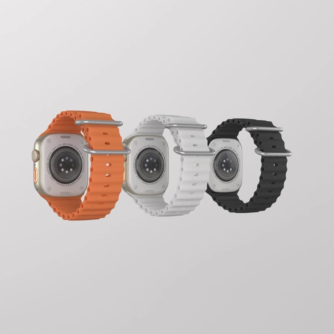 Smart Watch 3D Model – Realistic High-Quality Design, FBX, OBJ - View 4
