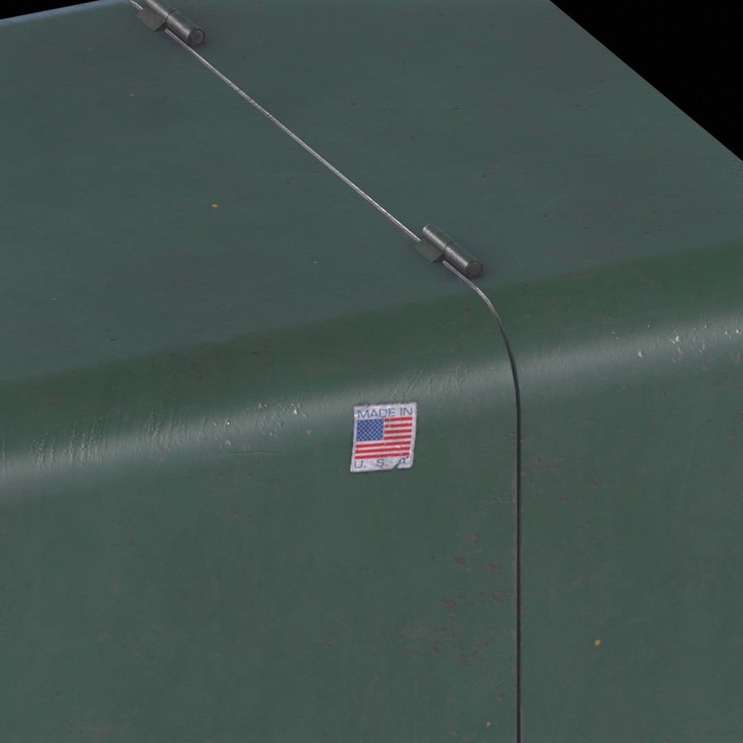 Electrical Box 3D Model – Low Poly PBR Asset, FBX, OBJ - View 7