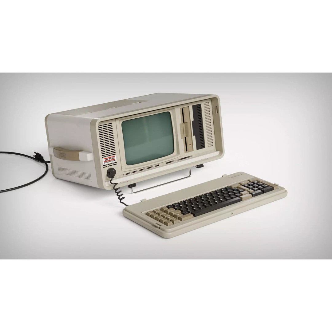 Luxdorf Retro Computer 3D Model – Low Poly Vintage PC, FBX, Blender - View 2