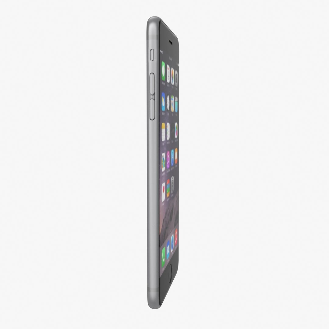 Apple iPhone 6 Plus 3D Model – Low Poly PBR Game Asset, FBX, OBJ - View 11