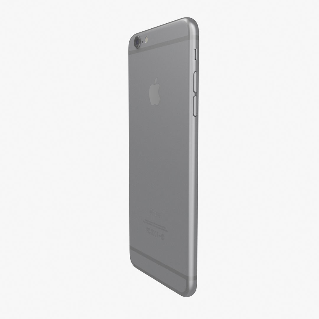 Apple iPhone 6 Plus 3D Model – Low Poly PBR Game Asset, FBX, OBJ - View 13