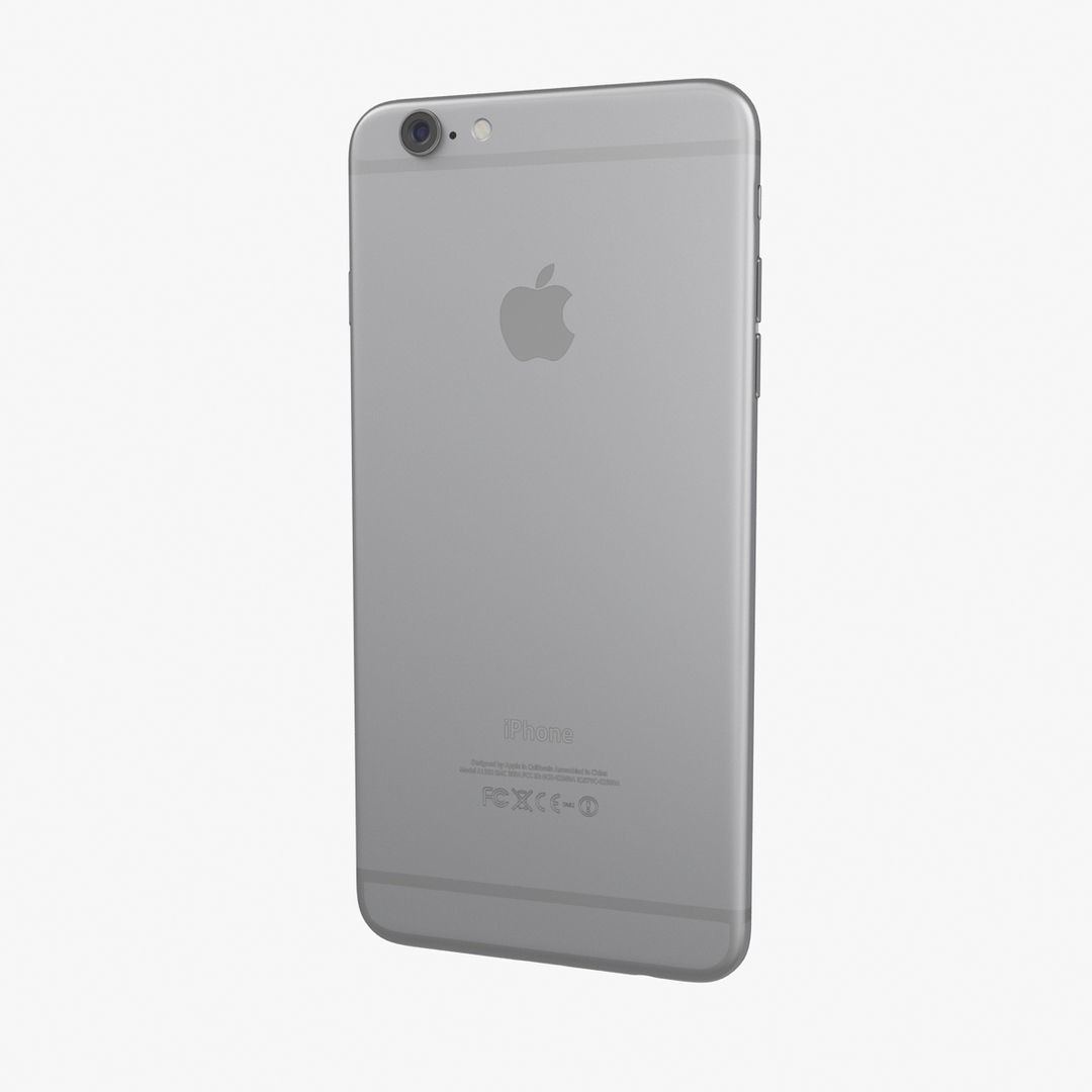 Apple iPhone 6 Plus 3D Model – Low Poly PBR Game Asset, FBX, OBJ - View 14