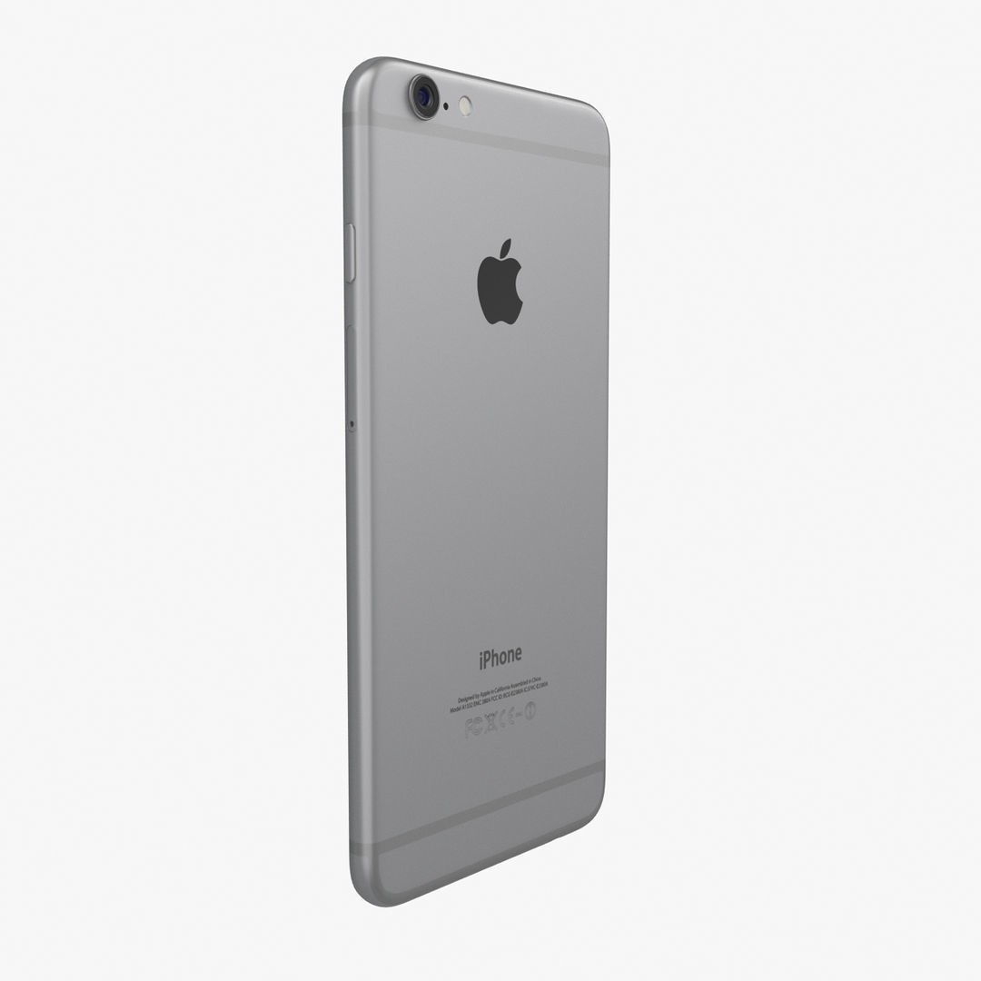 Apple iPhone 6 Plus 3D Model – Low Poly PBR Game Asset, FBX, OBJ - View 16