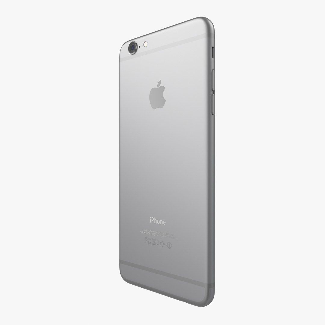 Apple iPhone 6 Plus 3D Model – Low Poly PBR Game Asset, FBX, OBJ - View 6