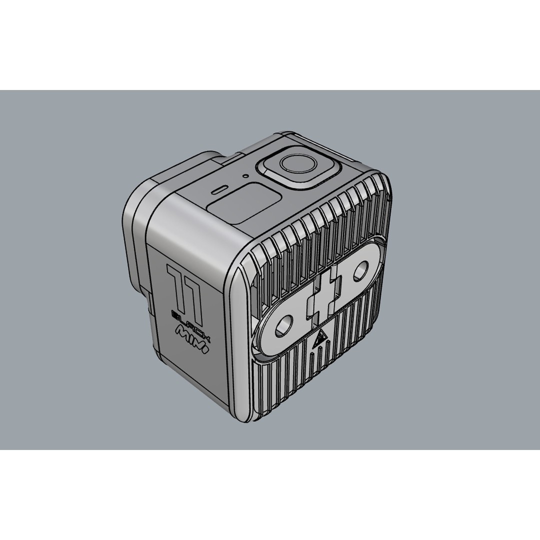 GoPro HERO11 Black Mini 3D Model – Realistic Camera Asset, FBX/OBJ - View 16
