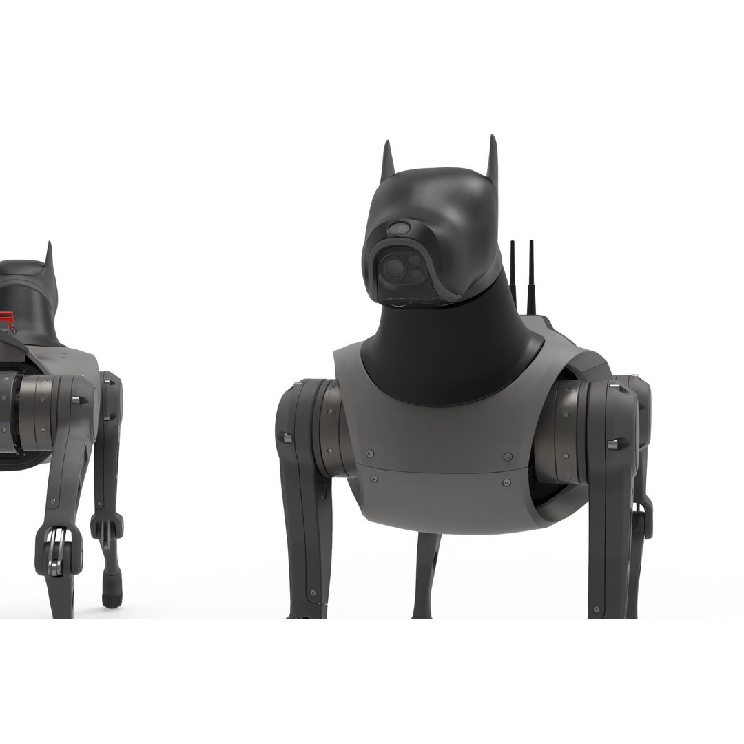 Cyber Robot Dog 3D Model – High Poly Sci-Fi Character, FBX/OBJ - View 14