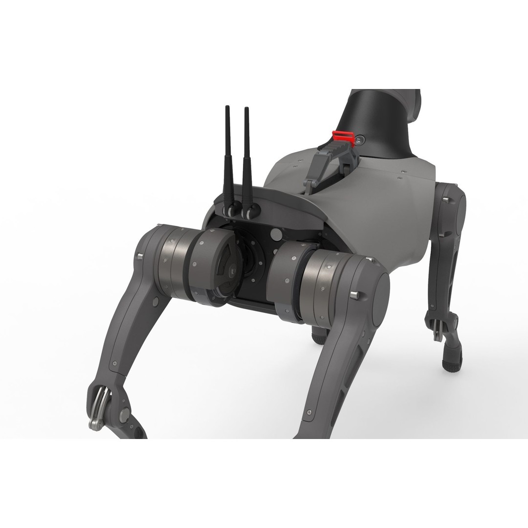 Cyber Robot Dog 3D Model – High Poly Sci-Fi Character, FBX/OBJ - View 16