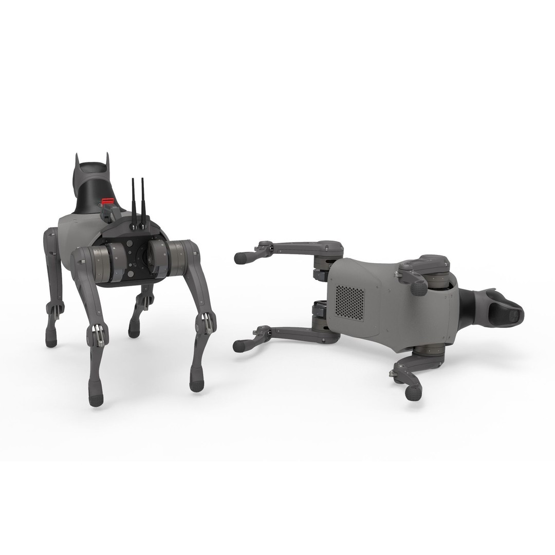 Cyber Robot Dog 3D Model – High Poly Sci-Fi Character, FBX/OBJ - View 19