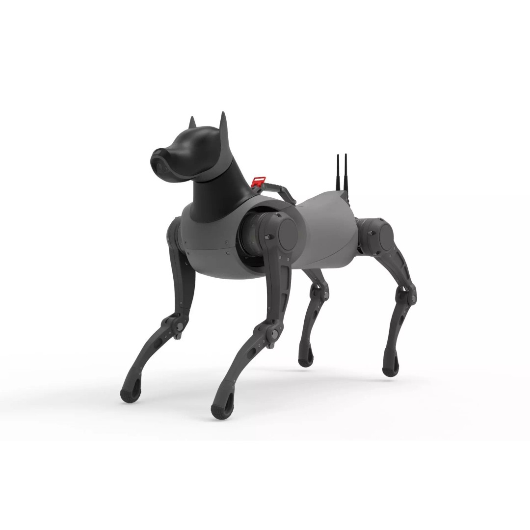 Cyber Robot Dog 3D Model – High Poly Sci-Fi Character, FBX/OBJ - View 2