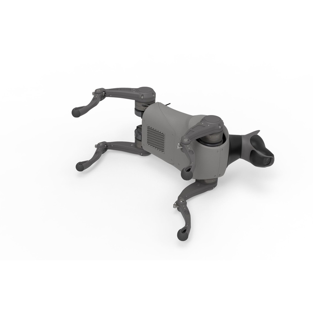 Cyber Robot Dog 3D Model – High Poly Sci-Fi Character, FBX/OBJ - View 21
