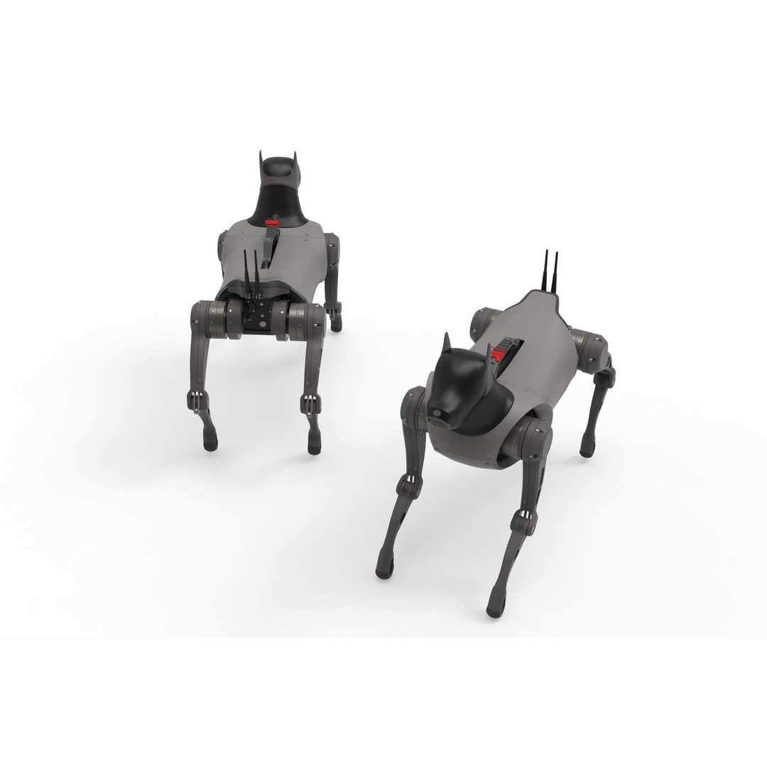 Cyber Robot Dog 3D Model – High Poly Sci-Fi Character, FBX/OBJ - View 5