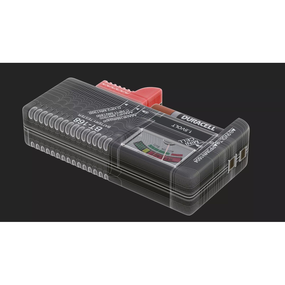 Battery Tester 3D Model – Low Poly PBR Game Asset, FBX, OBJ - View 16