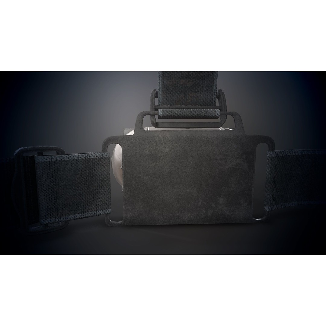 Headlamp Flashlight 3D Model – Low Poly Game Ready PBR Asset - View 15