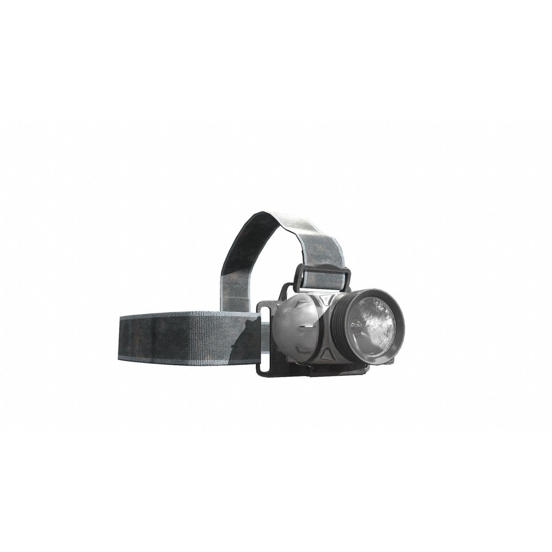 Headlamp Flashlight 3D Model – Low Poly Game Ready PBR Asset - View 28
