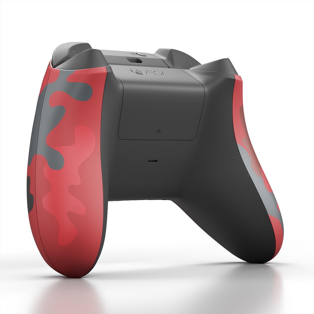 Xbox Series X/S 3D Model – Daystrike Camo Controller, PBR Textures - View 4