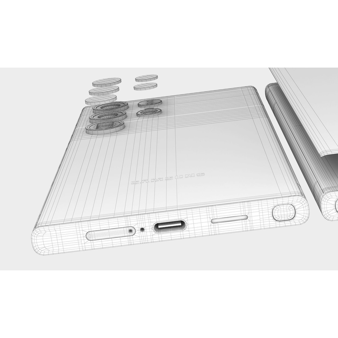 Samsung Galaxy S24 Ultra 3D Model – Realistic Mobile Phone Asset, FBX, OBJ