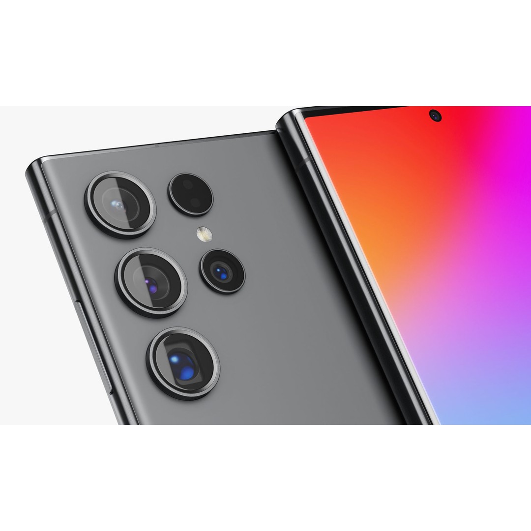Samsung Galaxy S24 Ultra 3D Model – Realistic Mobile Phone Asset, FBX, OBJ - View 12