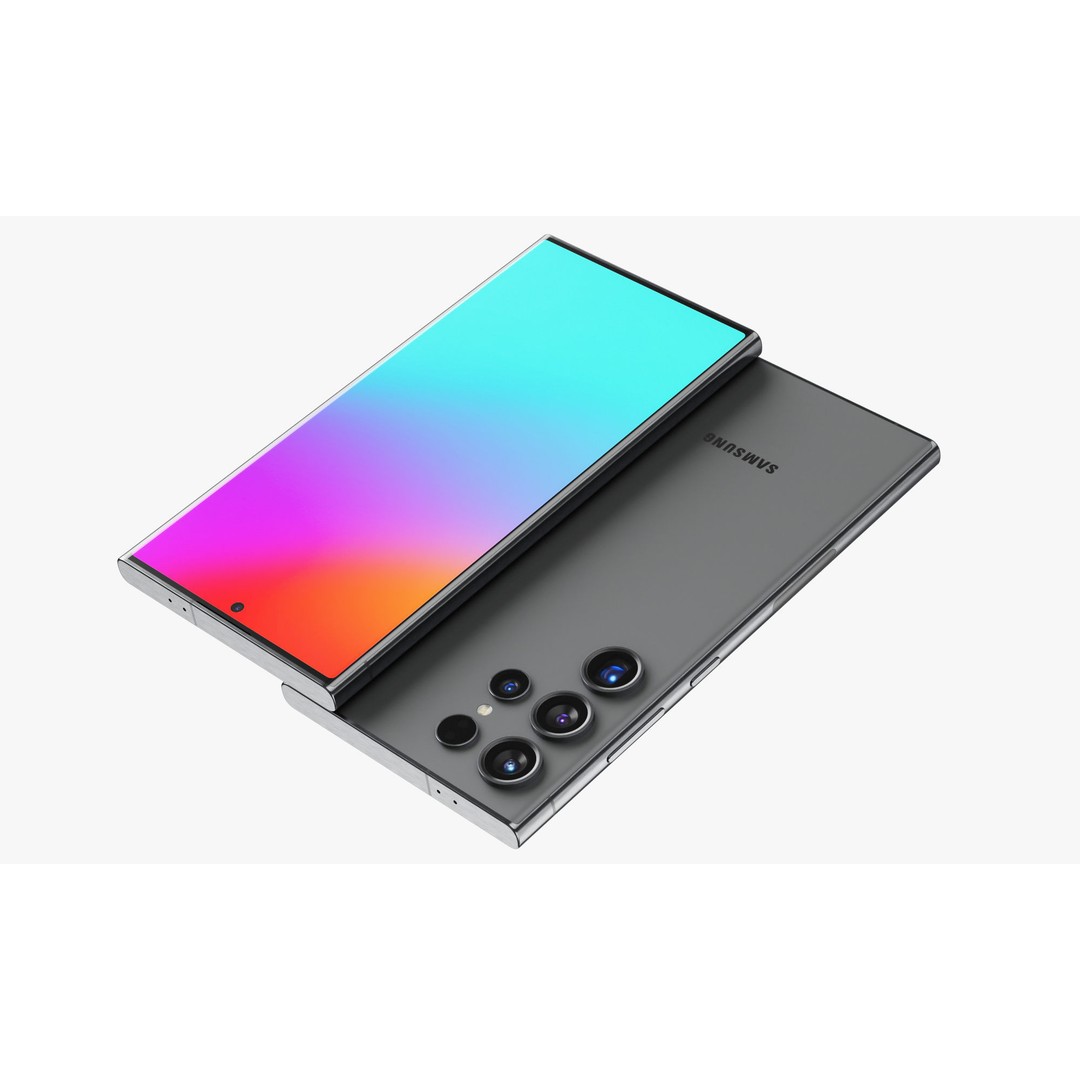Samsung Galaxy S24 Ultra 3D Model – Realistic Mobile Phone Asset, FBX, OBJ - View 14