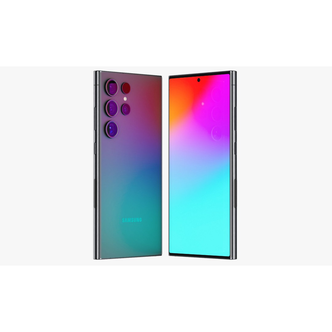 Samsung Galaxy S24 Ultra 3D Model – Realistic Mobile Phone Asset, FBX, OBJ - View 6