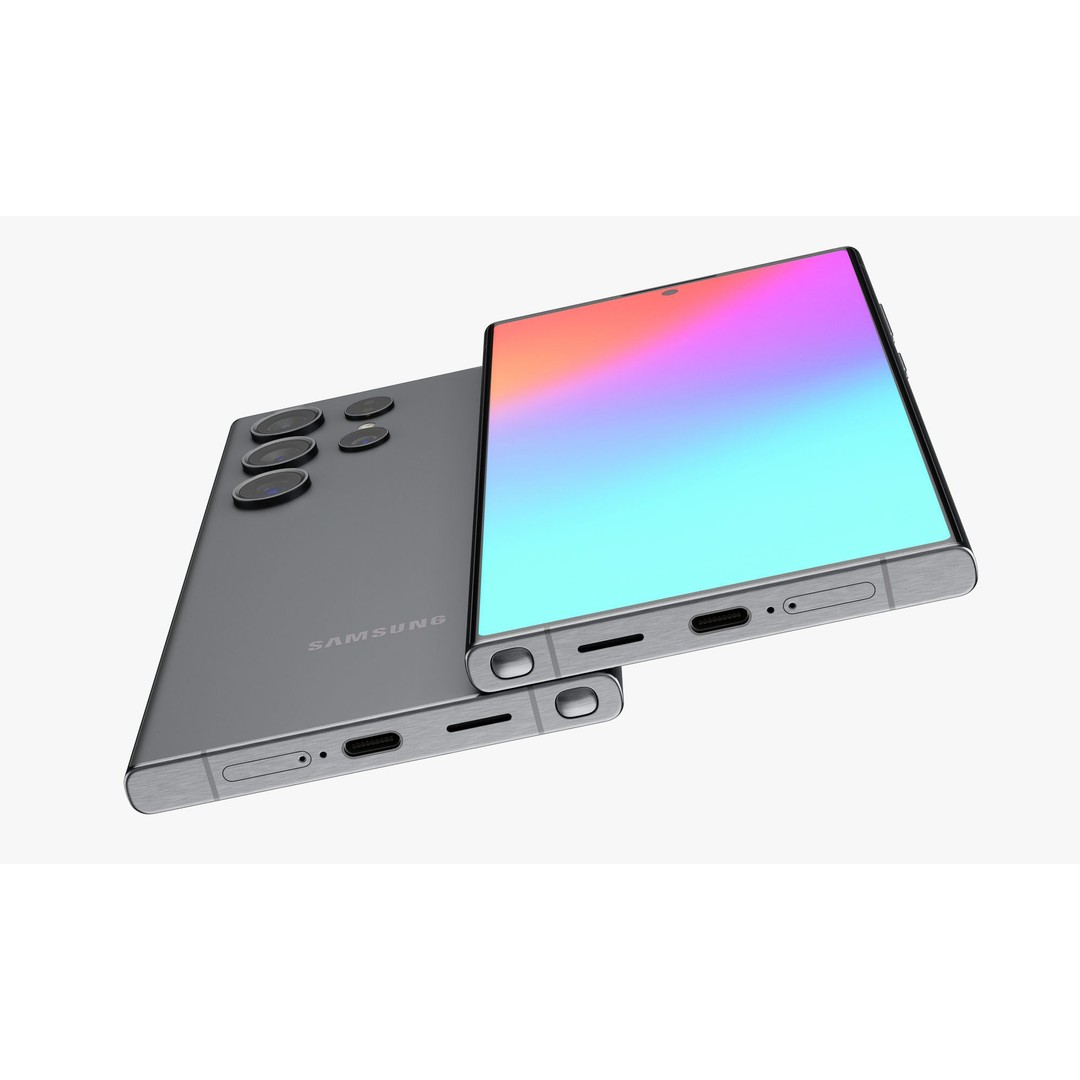 Samsung Galaxy S24 Ultra 3D Model – Realistic Mobile Phone Asset, FBX, OBJ - View 9