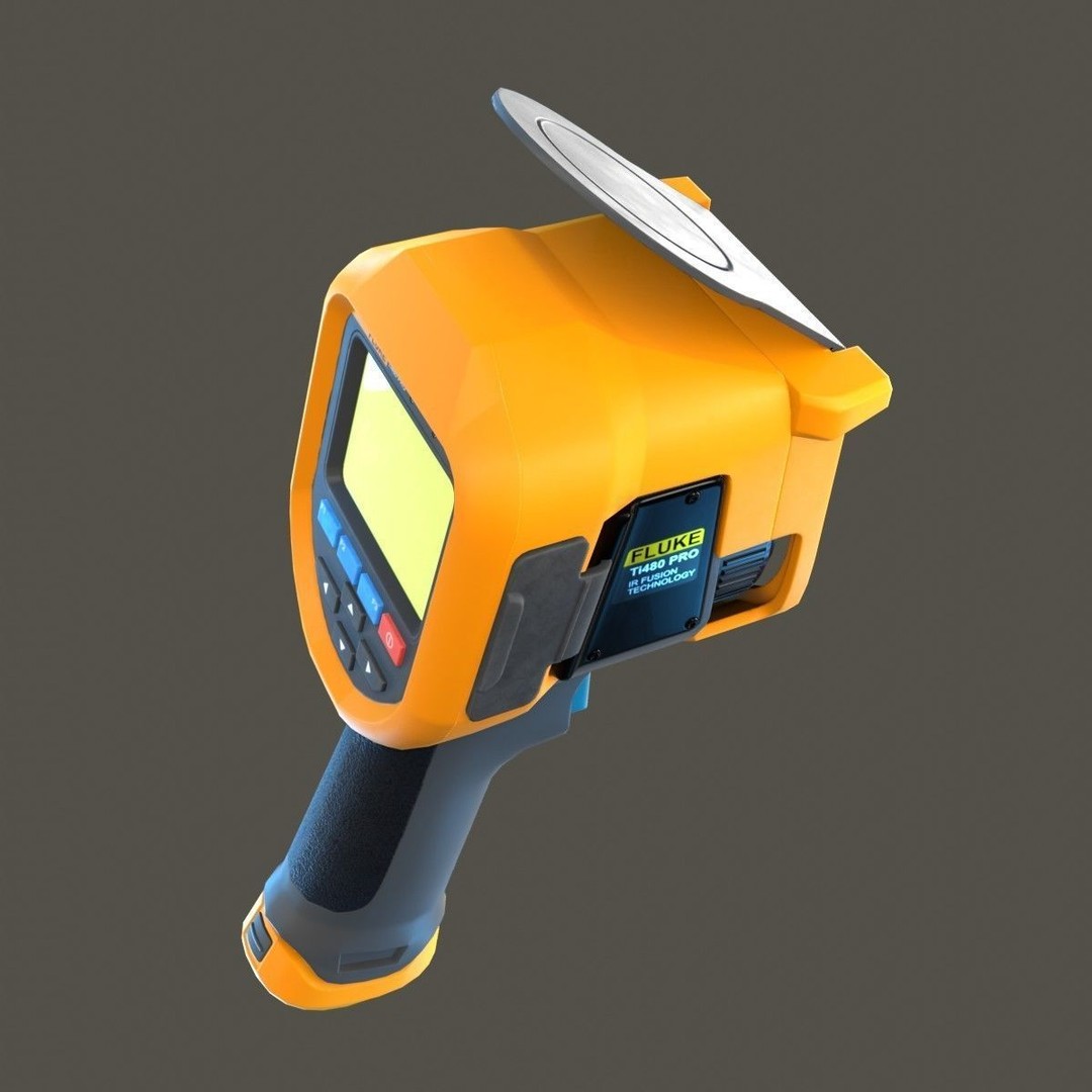 Thermal Camera 3D Model – Low Poly PBR Asset, FBX & More - View 11