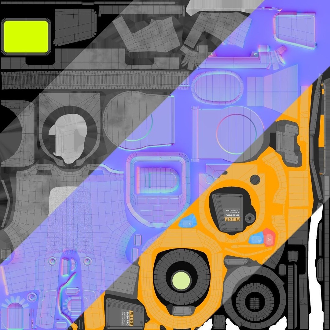 Thermal Camera 3D Model – Low Poly PBR Asset, FBX & More - View 13