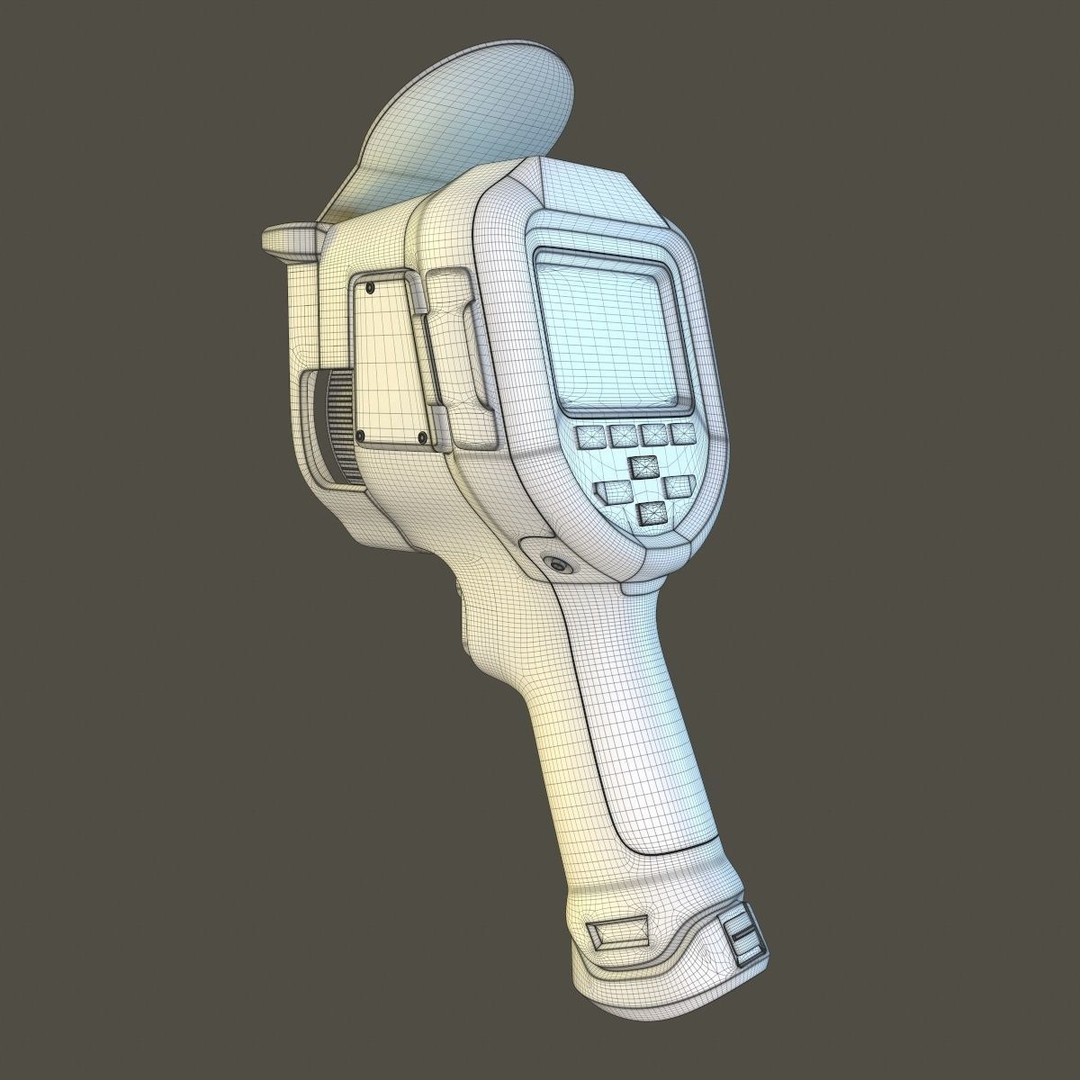 Thermal Camera 3D Model – Low Poly PBR Asset, FBX & More - View 14