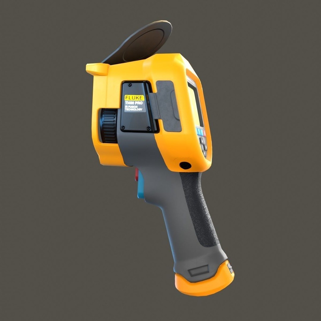 Thermal Camera 3D Model – Low Poly PBR Asset, FBX & More - View 3